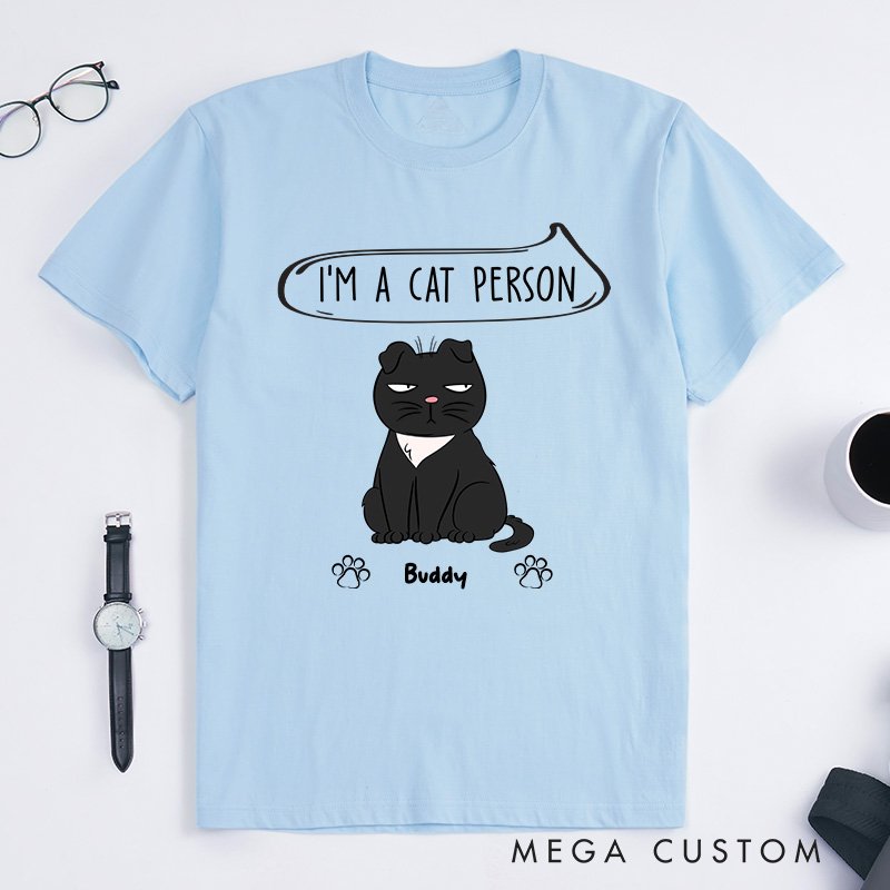 Personalized Cat Lover I'm A Cat Dad T-Shirt