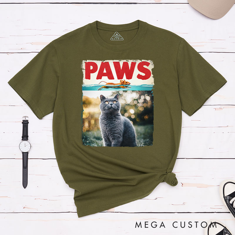 Personalized Cat Lover Meowster of the Deep T-Shirt