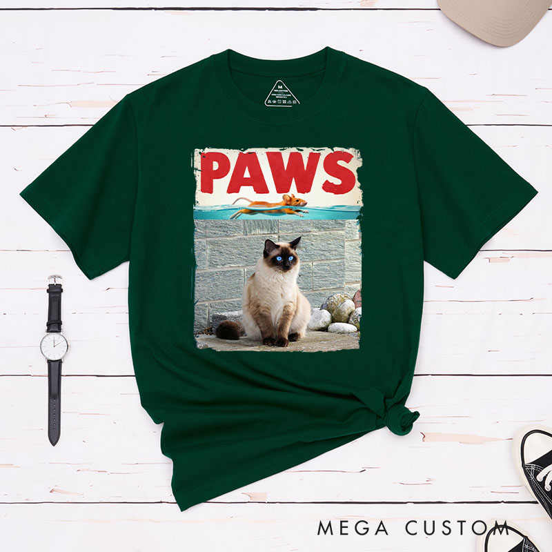 Personalized Cat Lover Meowster of the Deep T-Shirt