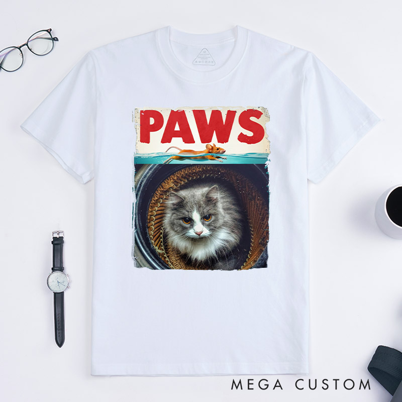 Personalized Cat Lover Meowster of the Deep T-Shirt