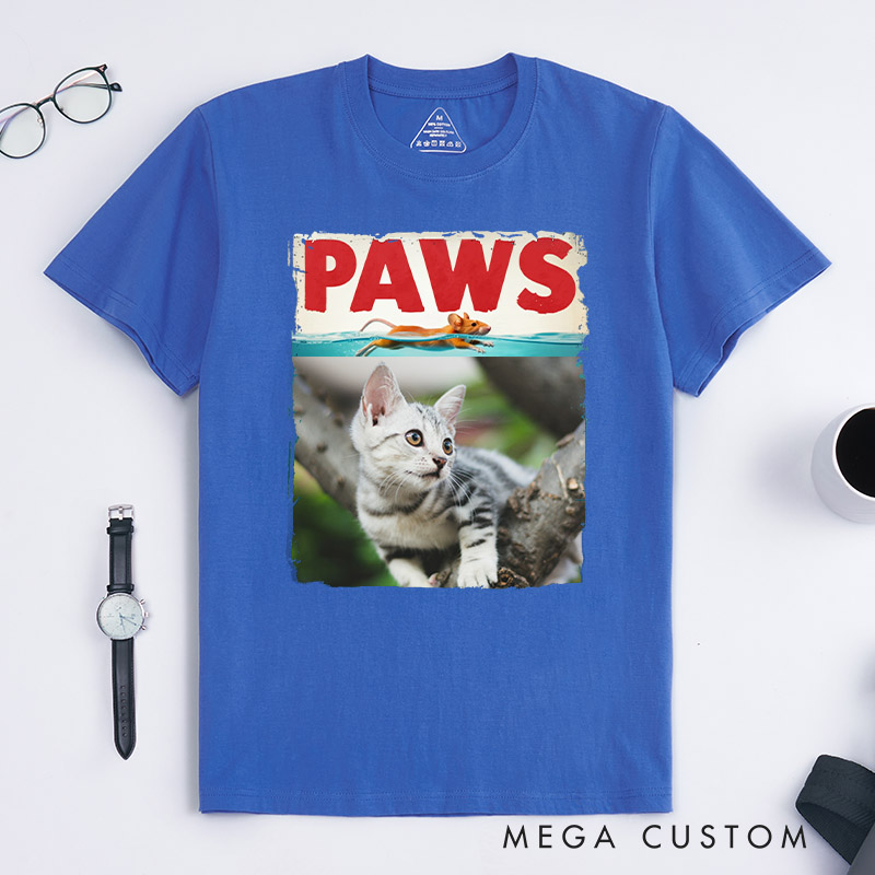Personalized Cat Lover Meowster of the Deep T-Shirt