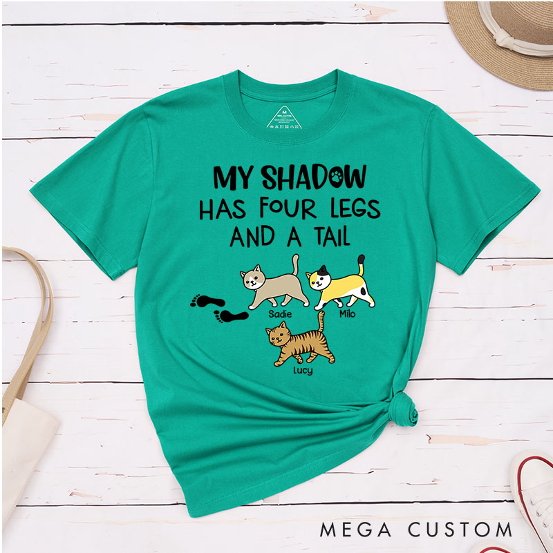 Personalized Cat Lover My Cat Is My Shadow T-Shirt