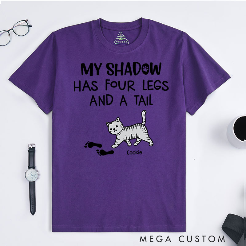 Personalized Cat Lover My Cat Is My Shadow T-Shirt