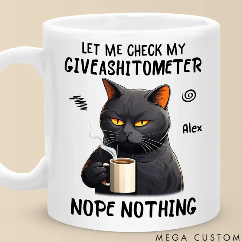 Personalized Cat Lover My Spirit Animal is a Grumpy Cat Mugs