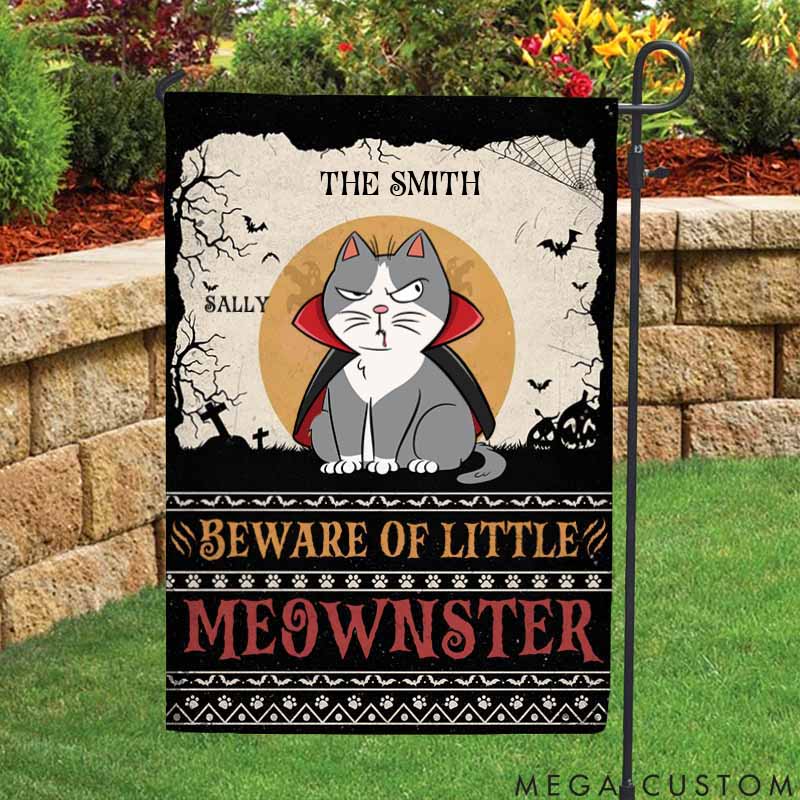 Personalized Cat Lover Mystery is My Mistress Garden Flag