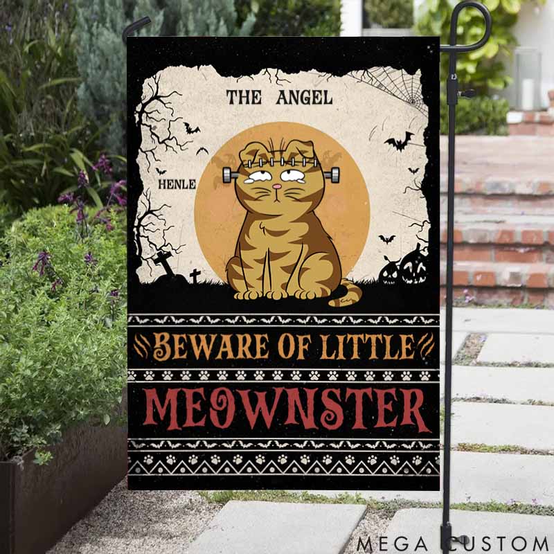 Personalized Cat Lover Mystery is My Mistress Garden Flag