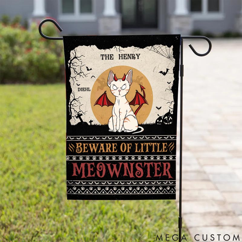 Personalized Cat Lover Mystery is My Mistress Garden Flag