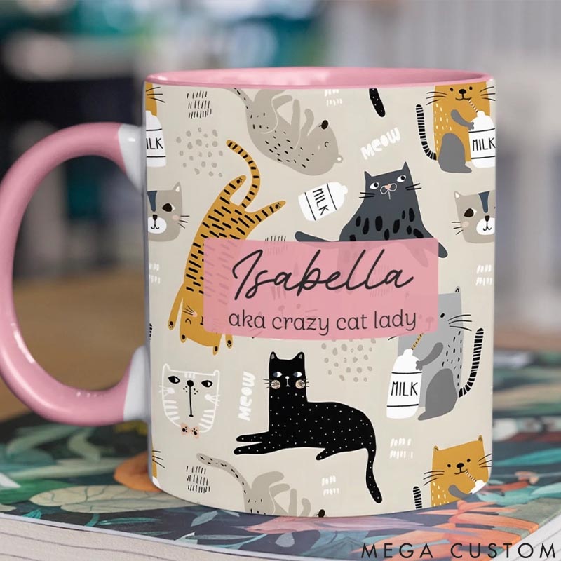 Personalized Cat Lover Professional Meow Translator Mug