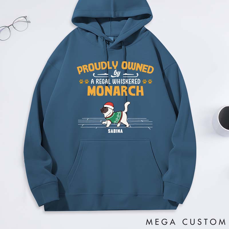 Personalized Cat Lover Proudly Owned by Cat Classic Hoodies