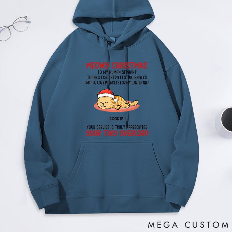 Personalized Cat Lover Thanks for Cozy Blankets Classic Hoodies