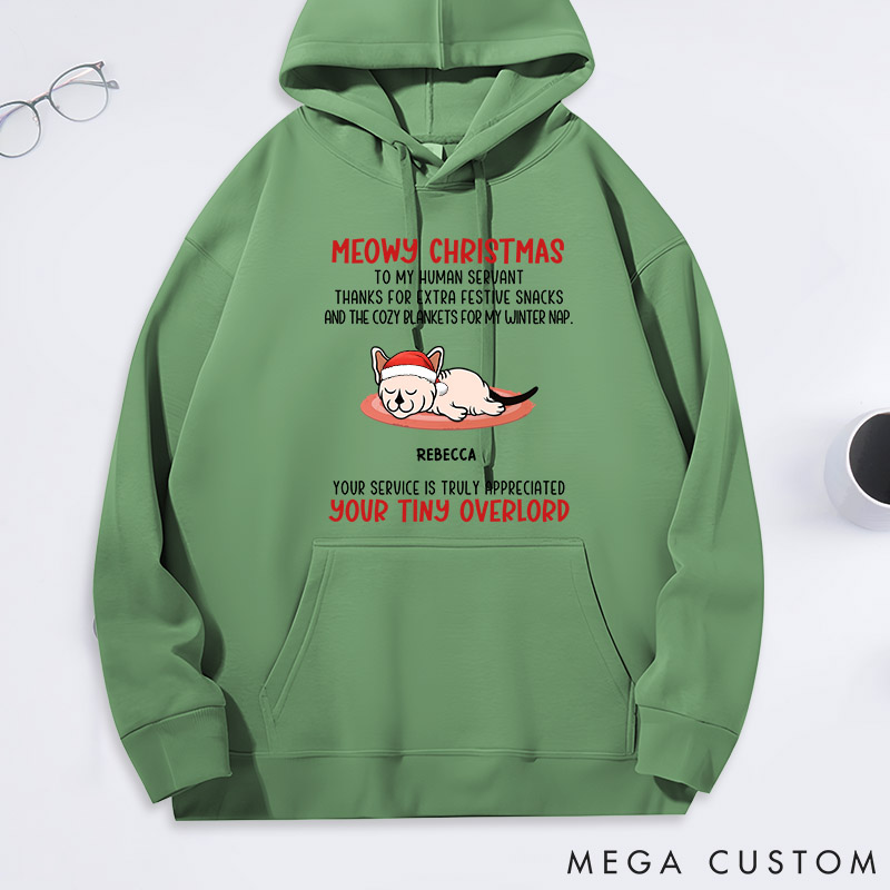 Personalized Cat Lover Thanks for Cozy Blankets Classic Hoodies