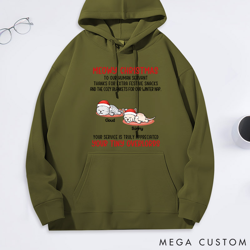 Personalized Cat Lover Thanks for Cozy Blankets Classic Hoodies