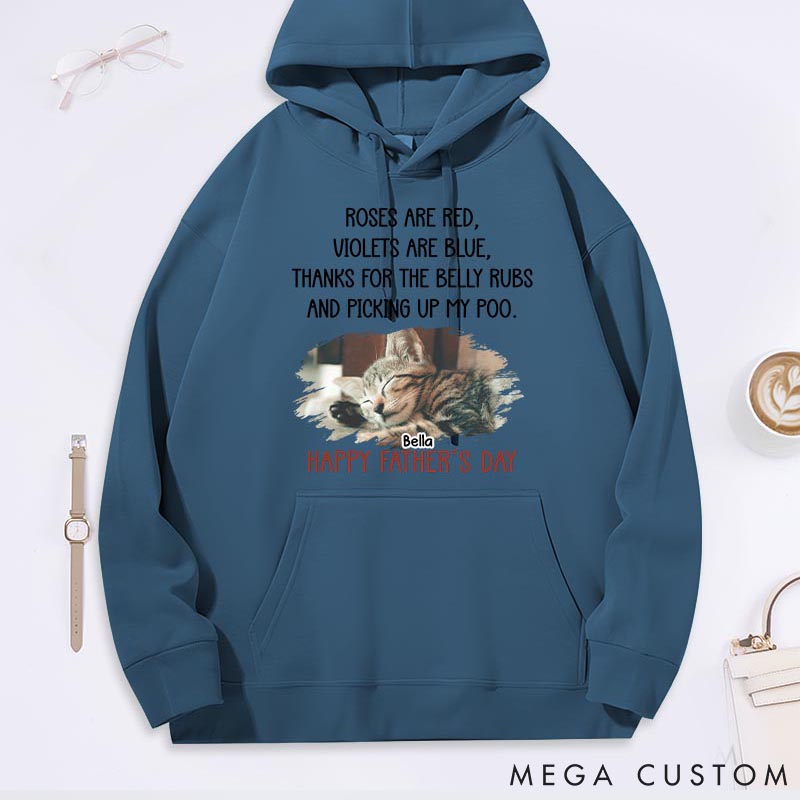 Personalized Cat Lover Thanks for the Cat Dad Classic Hoodies