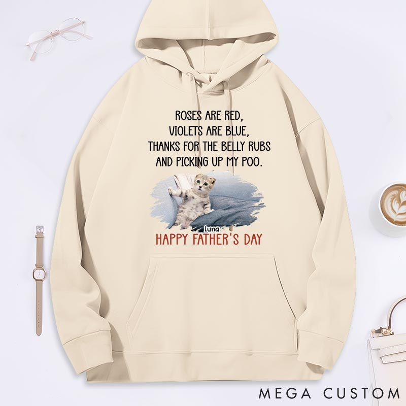 Personalized Cat Lover Thanks for the Cat Dad Classic Hoodies