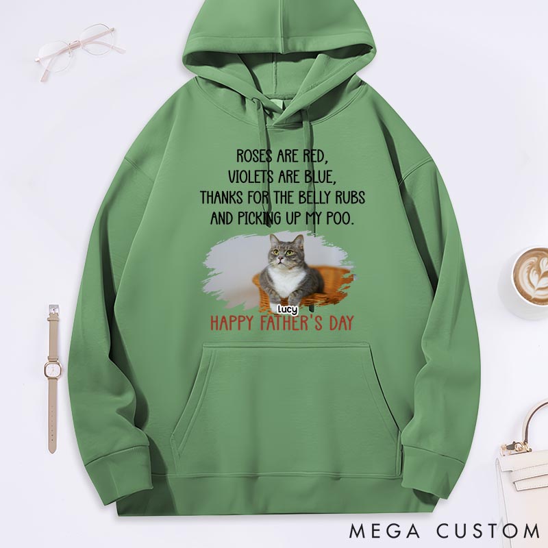 Personalized Cat Lover Thanks for the Cat Dad Classic Hoodies