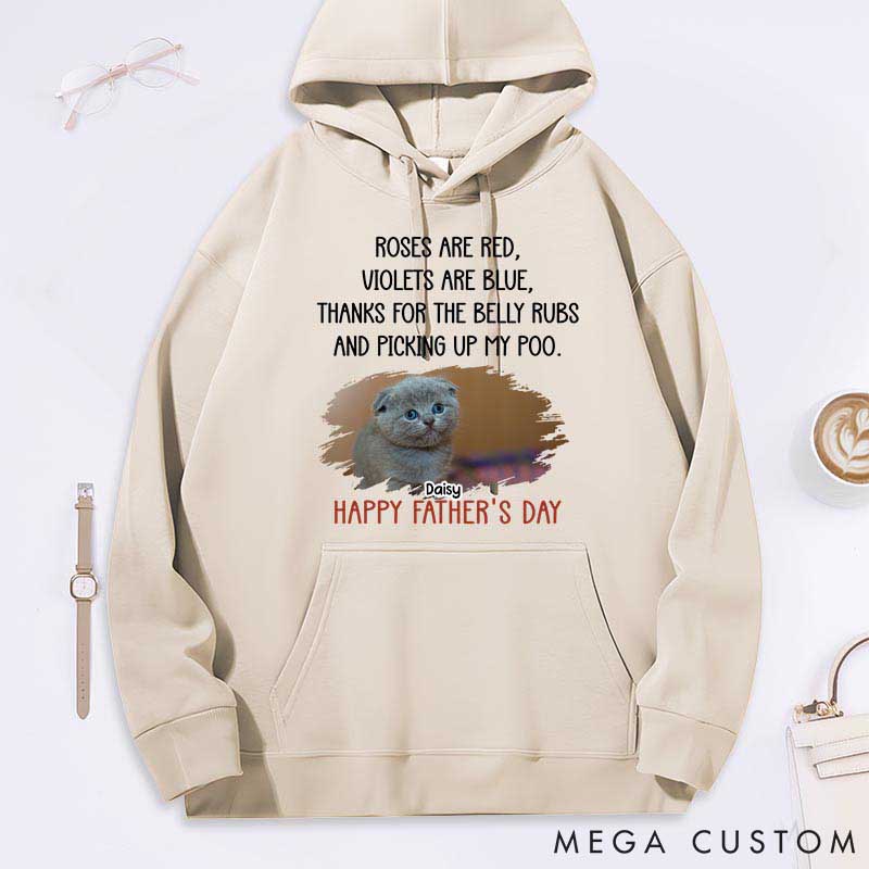Personalized Cat Lover Thanks for the Cat Dad Classic Hoodies