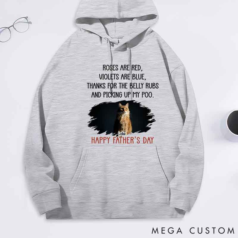 Personalized Cat Lover Thanks for the Cat Dad Classic Hoodies