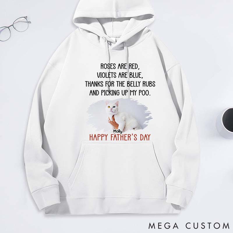 Personalized Cat Lover Thanks for the Cat Dad Classic Hoodies