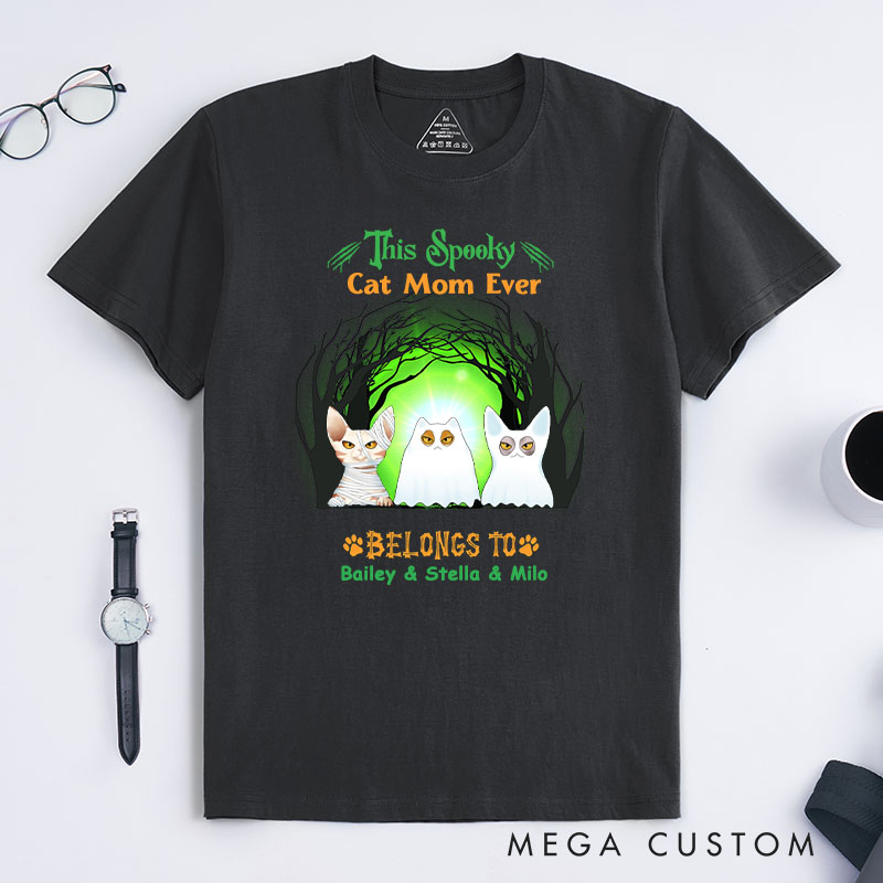 Personalized Cat Lover this Spooky Cat Lover Belongs to T-Shirt