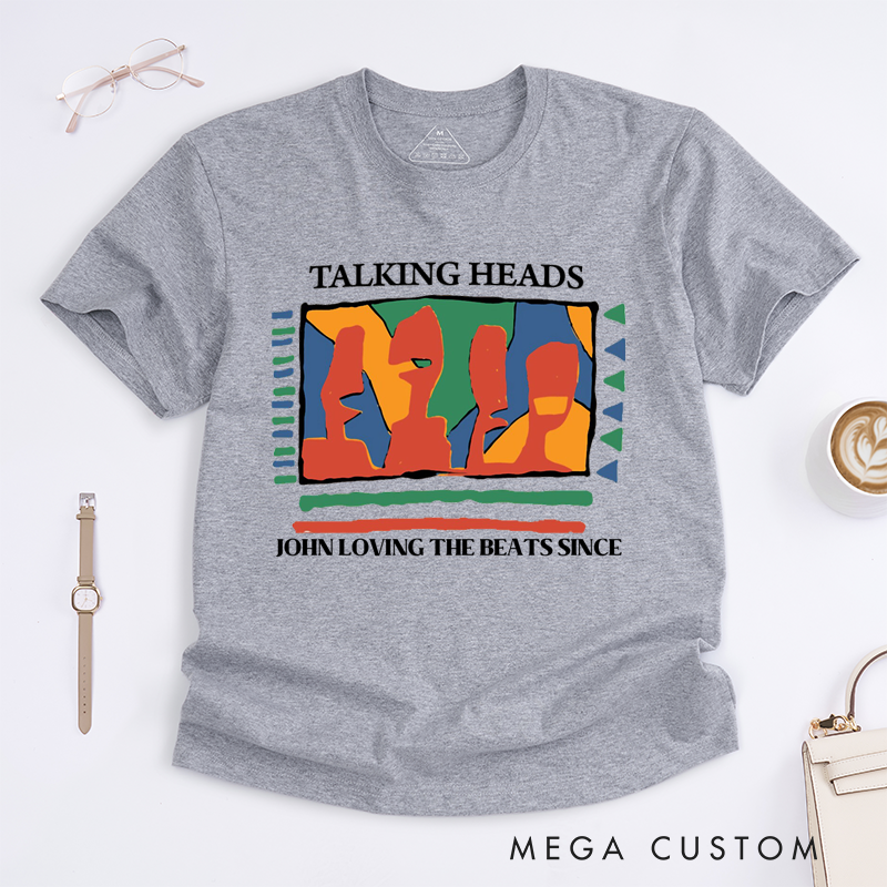 Personalized Classic T-Shirts Abstract Art Music and Vibrant Graphic Tee Perfect for Art and Music Enthusiasts T-Shirt