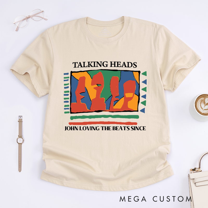 Personalized Classic T-Shirts Abstract Art Music and Vibrant Graphic Tee Perfect for Art and Music Enthusiasts T-Shirt