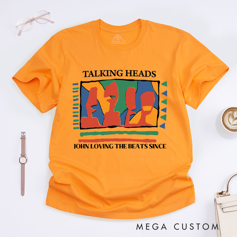Personalized Classic T-Shirts Abstract Art Music and Vibrant Graphic Tee Perfect for Art and Music Enthusiasts T-Shirt