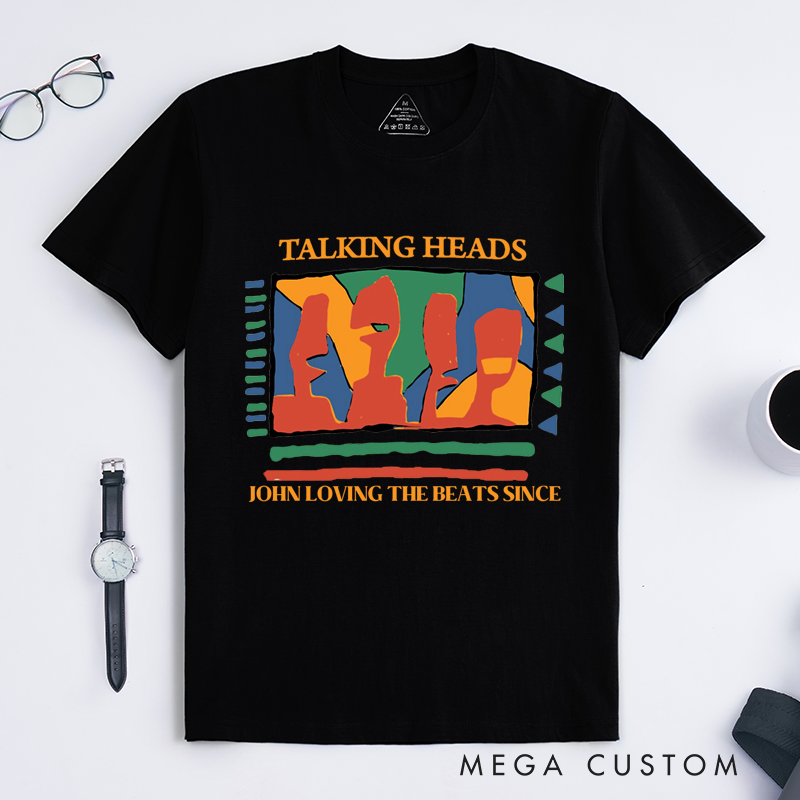 Personalized Classic T-Shirts Abstract Art Music and Vibrant Graphic Tee Perfect for Art and Music Enthusiasts T-Shirt