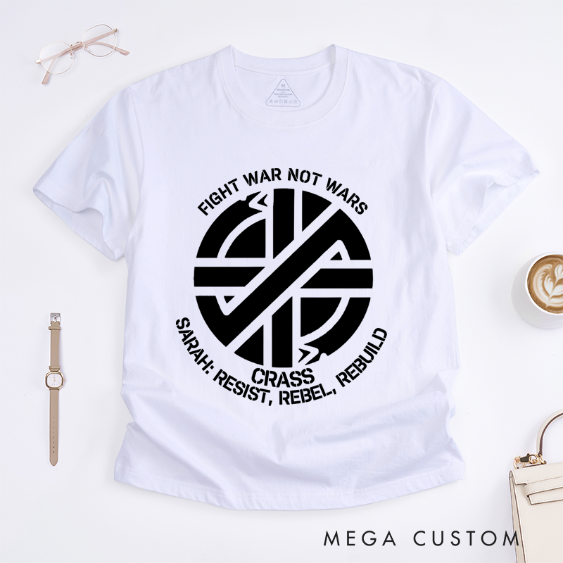 Personalized Classic T-Shirts Crust Anarcho Punk Lovers T-Shirt