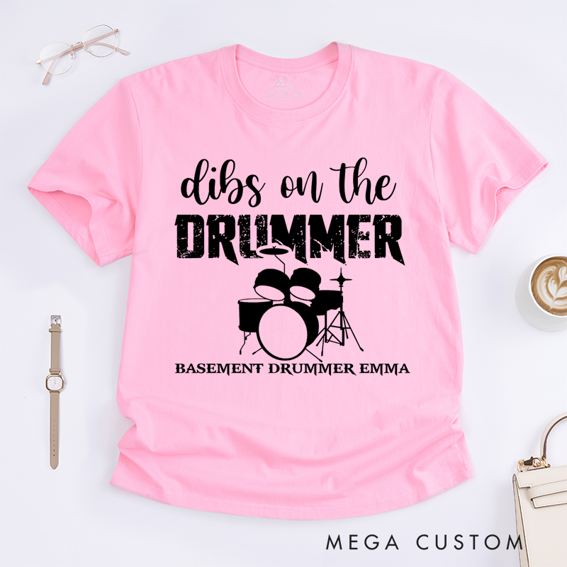 Personalized Classic T-Shirts Dids on the Drummer T-Shirt
