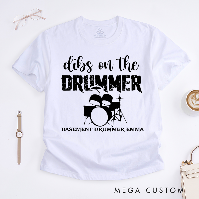 Personalized Classic T-Shirts Dids on the Drummer T-Shirt