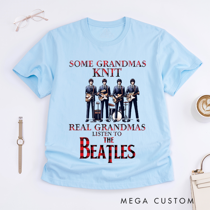 Personalized Classic T-Shirts Fun and Retro Inspired T Shirt Featuring Music Band Design Perfect for Vintage and Rock Music Lovers T-Shirt