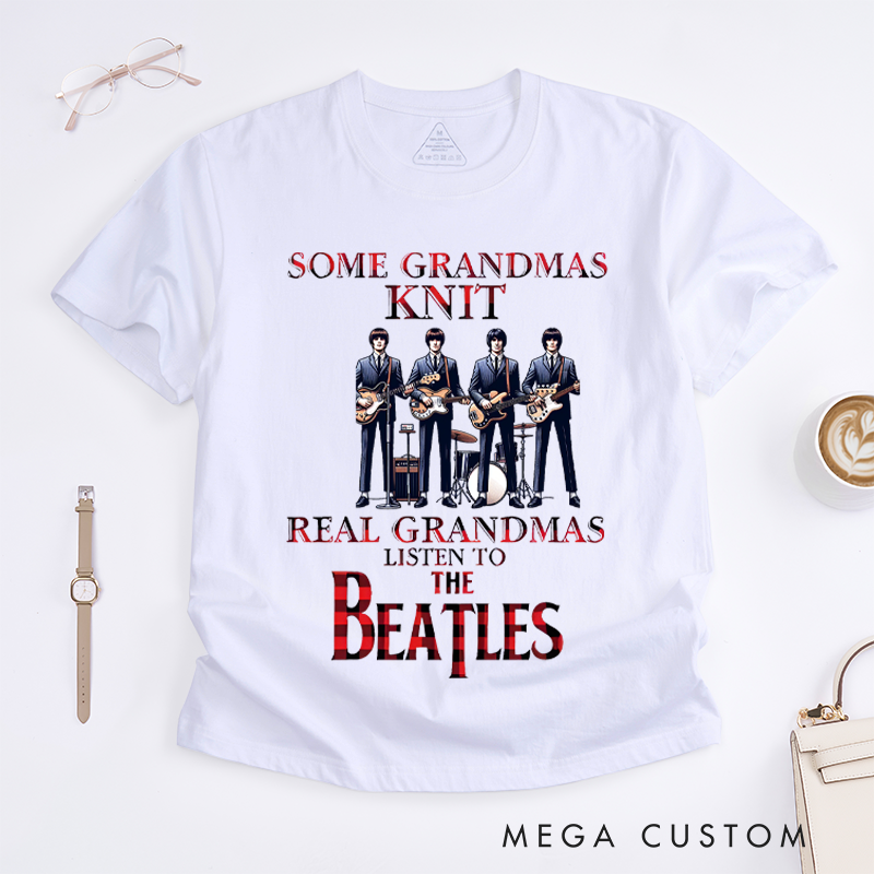 Personalized Classic T-Shirts Fun and Retro Inspired T Shirt Featuring Music Band Design Perfect for Vintage and Rock Music Lovers T-Shirt