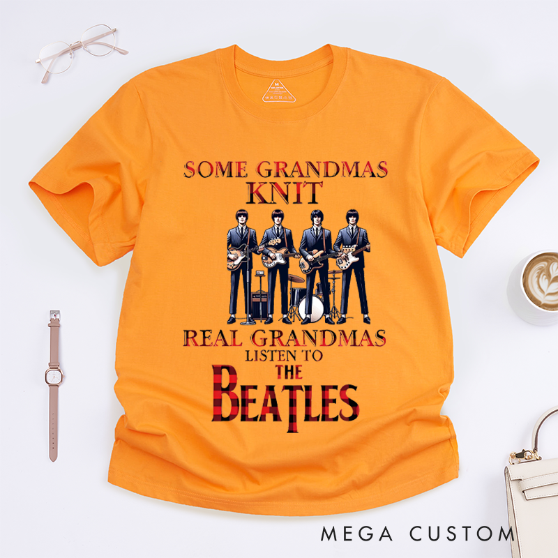Personalized Classic T-Shirts Fun and Retro Inspired T Shirt Featuring Music Band Design Perfect for Vintage and Rock Music Lovers T-Shirt