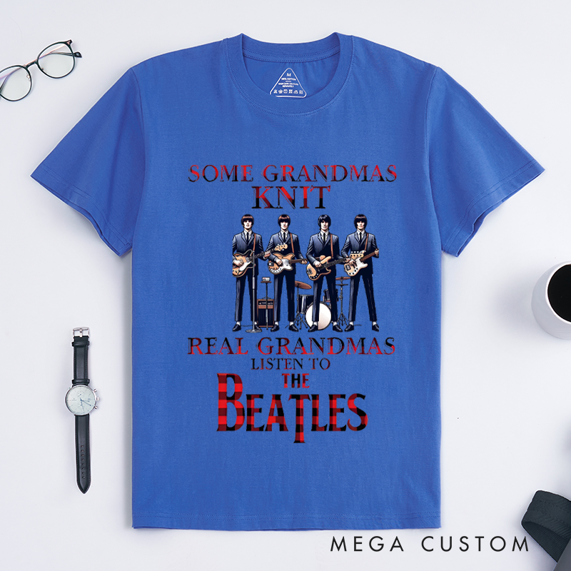 Personalized Classic T-Shirts Fun and Retro Inspired T Shirt Featuring Music Band Design Perfect for Vintage and Rock Music Lovers T-Shirt