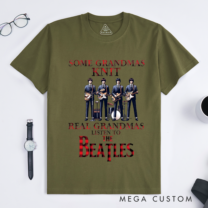Personalized Classic T-Shirts Fun and Retro Inspired T Shirt Featuring Music Band Design Perfect for Vintage and Rock Music Lovers T-Shirt