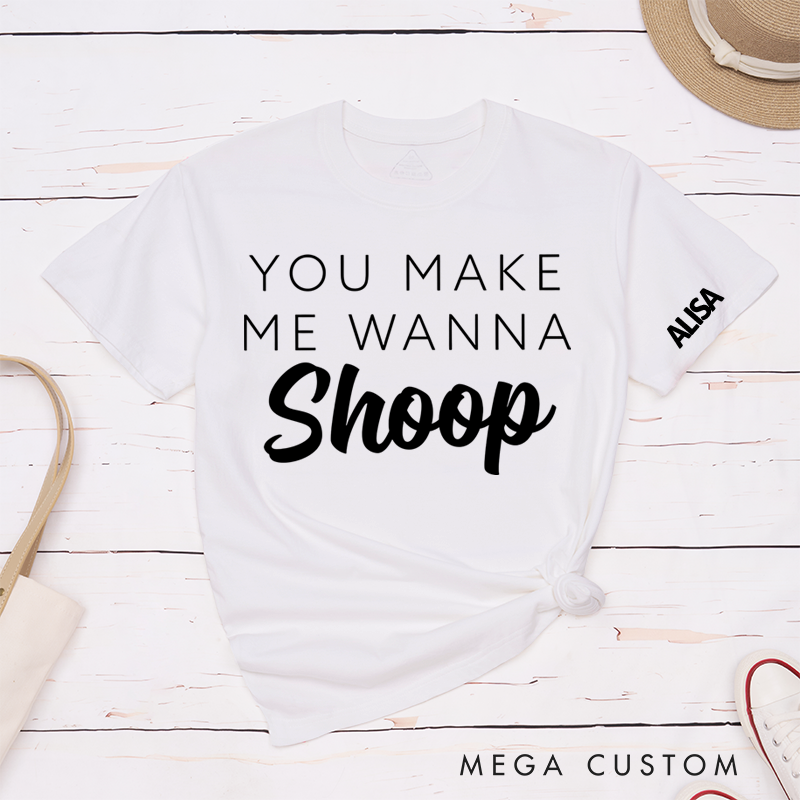 Personalized Classic T-Shirts Hip Hop and 90s Reference and Concert and You Make Me Wanna T-Shirt