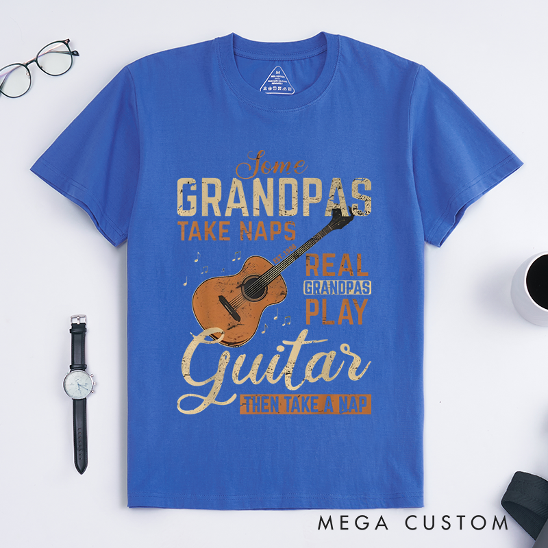 Personalized Classic T-Shirts I Play the Guitar Because I Like It Not Because I'm Good at It Gift