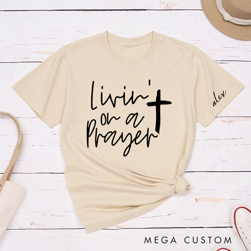 Personalized Classic T-Shirts Inspirational Faith and Uplifting Prayer Graphic Tee Perfect for Believers