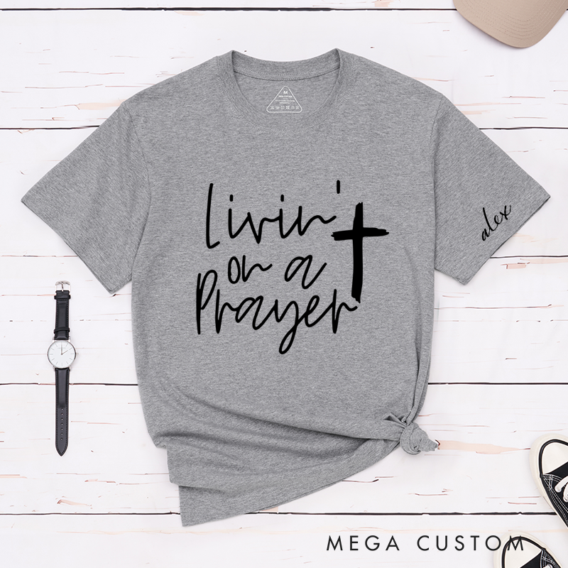 Personalized Classic T-Shirts Inspirational Faith and Uplifting Prayer Graphic Tee Perfect for Believers
