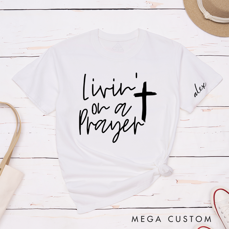 Personalized Classic T-Shirts Inspirational Faith and Uplifting Prayer Graphic Tee Perfect for Believers