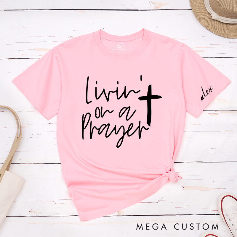 Personalized Classic T-Shirts Inspirational Faith and Uplifting Prayer Graphic Tee Perfect for Believers