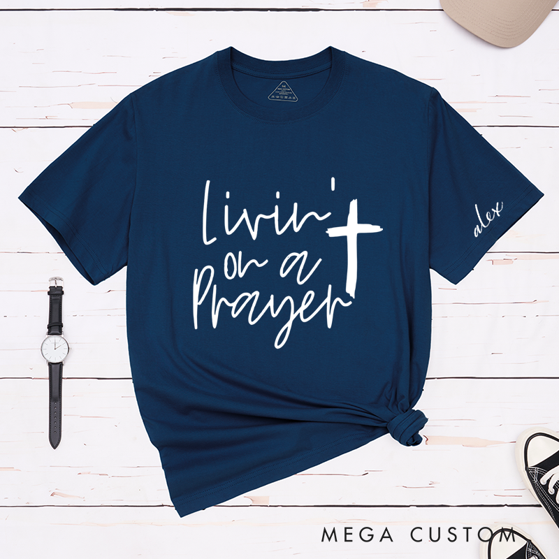 Personalized Classic T-Shirts Inspirational Faith and Uplifting Prayer Graphic Tee Perfect for Believers