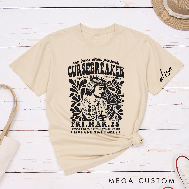 Personalized Classic T-Shirts Intricate Crown and Floral Graphic Tee Perfect for Mythical and Magic Enthusiasts T-Shirt