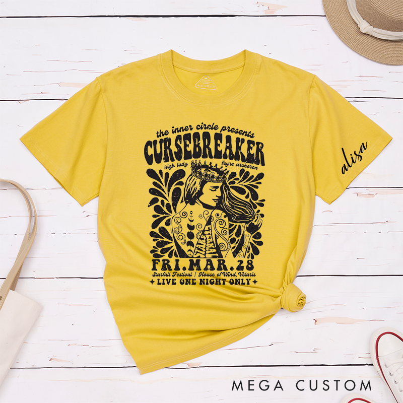 Personalized Classic T-Shirts Intricate Crown and Floral Graphic Tee Perfect for Mythical and Magic Enthusiasts T-Shirt