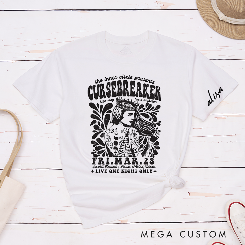 Personalized Classic T-Shirts Intricate Crown and Floral Graphic Tee Perfect for Mythical and Magic Enthusiasts T-Shirt