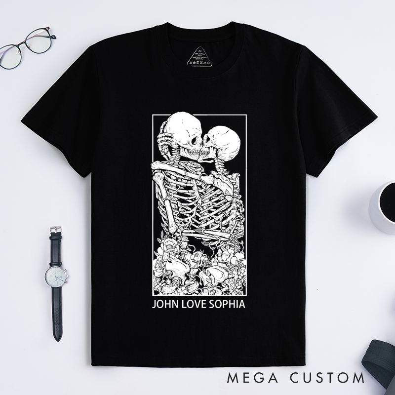 Personalized Classic T-Shirts Lovers Tarot Card T-Shirt and Gothic Style Tee and Gemini Aesthetic and Oversized Graphic T-Shirt