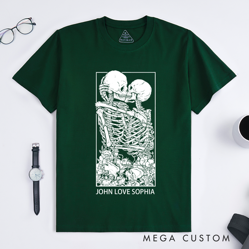 Personalized Classic T-Shirts Lovers Tarot Card T-Shirt and Gothic Style Tee and Gemini Aesthetic and Oversized Graphic T-Shirt