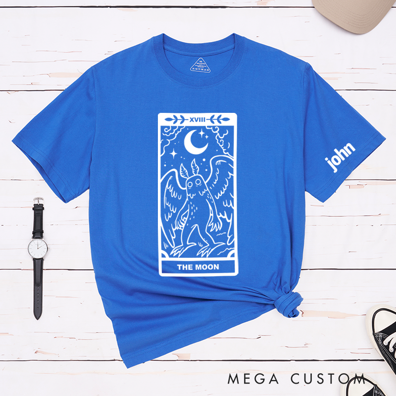 Personalized Classic T-Shirts Mothman Tarot Weird Strange Unusual Cryptid Cryptozoology Tarot Cult Movie Music Fashion Gift