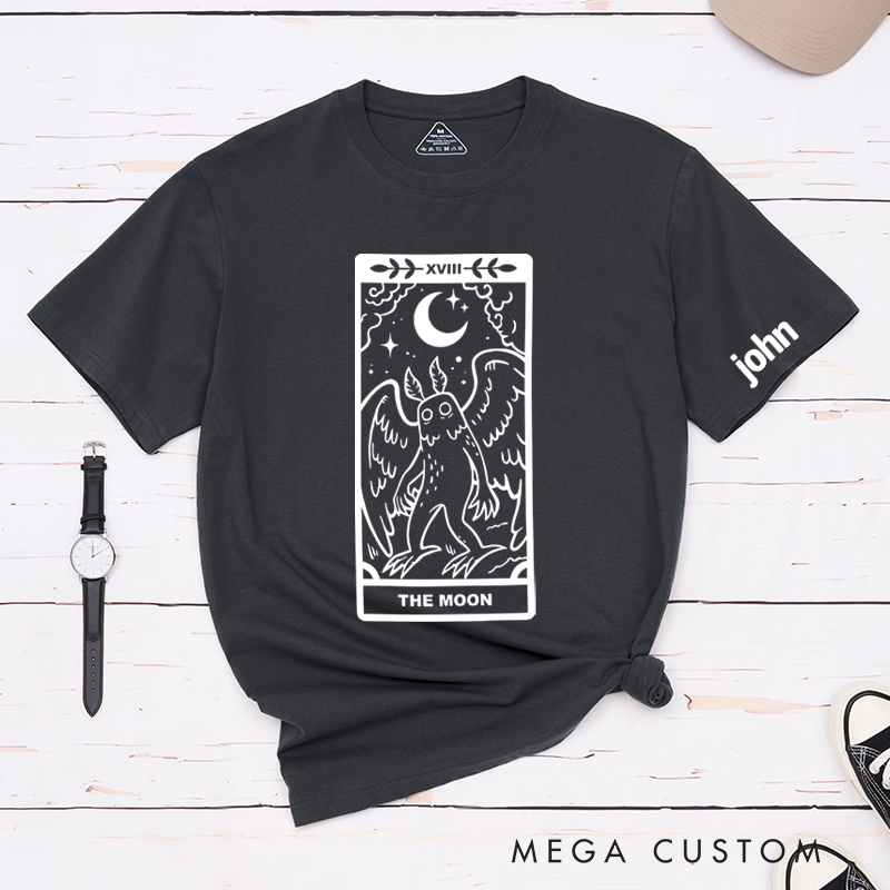 Personalized Classic T-Shirts Mothman Tarot Weird Strange Unusual Cryptid Cryptozoology Tarot Cult Movie Music Fashion Gift