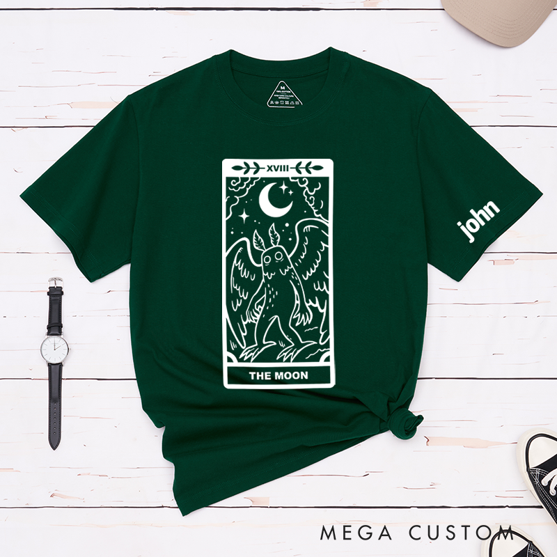 Personalized Classic T-Shirts Mothman Tarot Weird Strange Unusual Cryptid Cryptozoology Tarot Cult Movie Music Fashion Gift